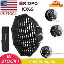 US Triopo KX65 65cm Foldable Octagon Grid Softbox For Godox AD200Pro V1 V860III