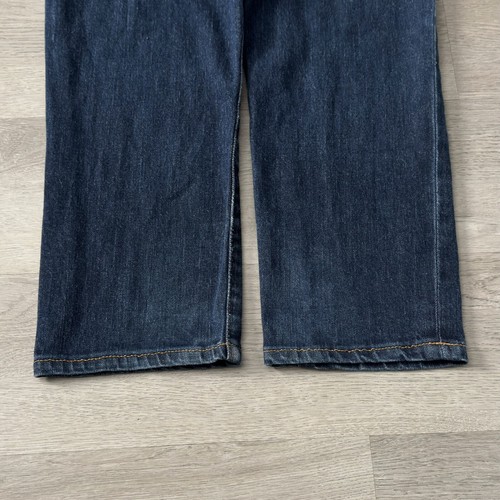 POLO Ralph Lauren Hampton Straight Denim Jeans Youth Size 12 Dark Blue - READ - Picture 4 of 7