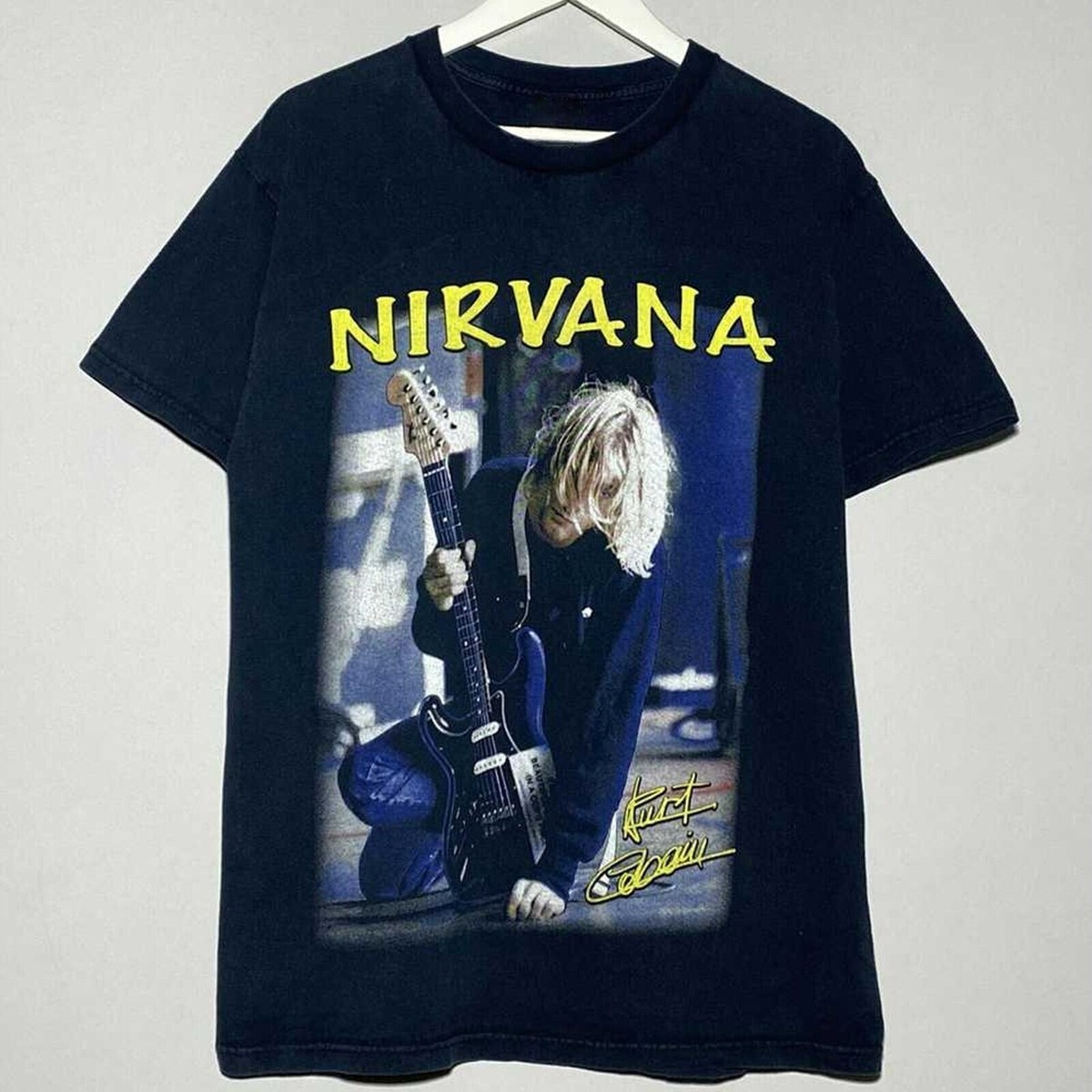 Kurt Cobain Tシャツ 　nirvāṇa 90s ❌️SOLD❌️ Vintage nirvana kurt cobain 1998 Size L fit XL
