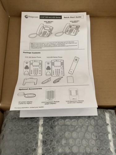 NEW BOXED Polycom VVX 411 12 line IP Phone 2200-48450-025 (INC VAT) - 第 4/5 張圖片