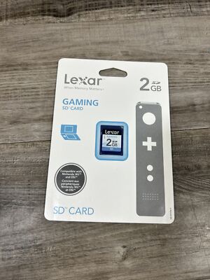 Lexar Gaming Game 2GB SD Memory Card                               FREE SHIPPING