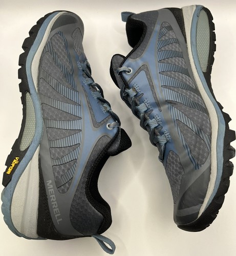 Merrell Siren Edge 3 Waterproof Vibram Hiking Boot Blue Gray Women’s Size 8.5 - Picture 8 of 13