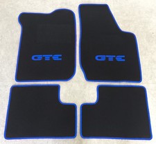 Autoteppich Fußmatten für Opel Kadett D und GTE schwarz blau 1979-85 Neu 4tlg.