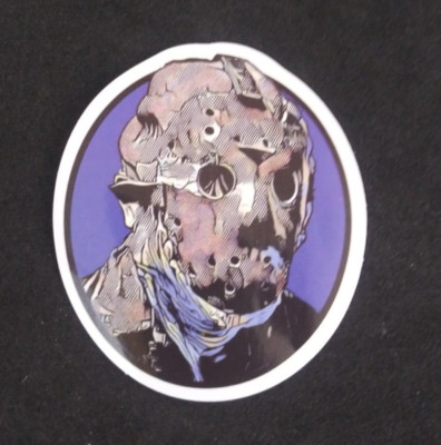 Jason Voorhees Close Up Sticker 2.38'' x 2'' (U)