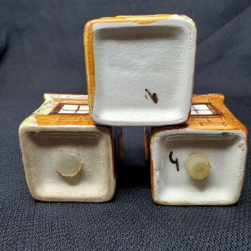 Juego de condimentos Price Kensington Cruet años 40 Ye Olde English Cottage S&P #845007 - Imagen 8 de 12