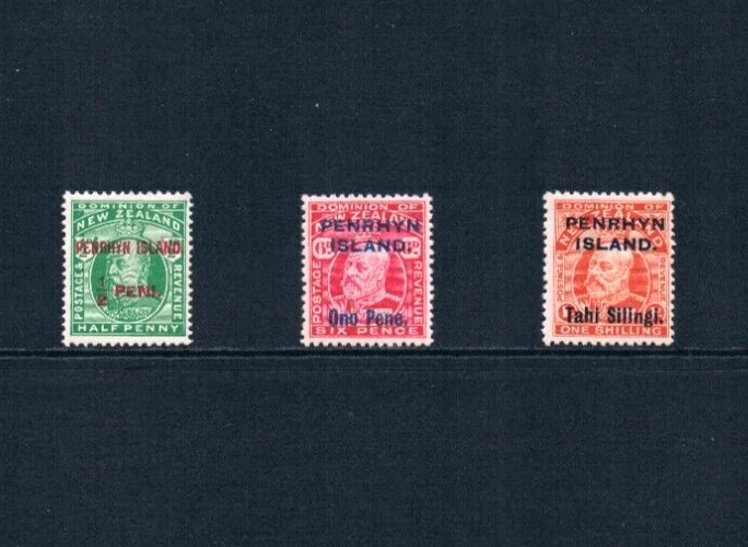 $113,85 Scott значение - 1914 PENRHYN ISL король Эдуард VII CV MNH NH UMM - Изображение 4 из 4