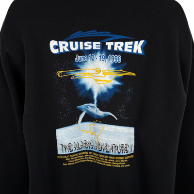 Vintage Cruise Trek Sweatshirt Mens Size XL 90s Star Trek Babylon 5 Alaska