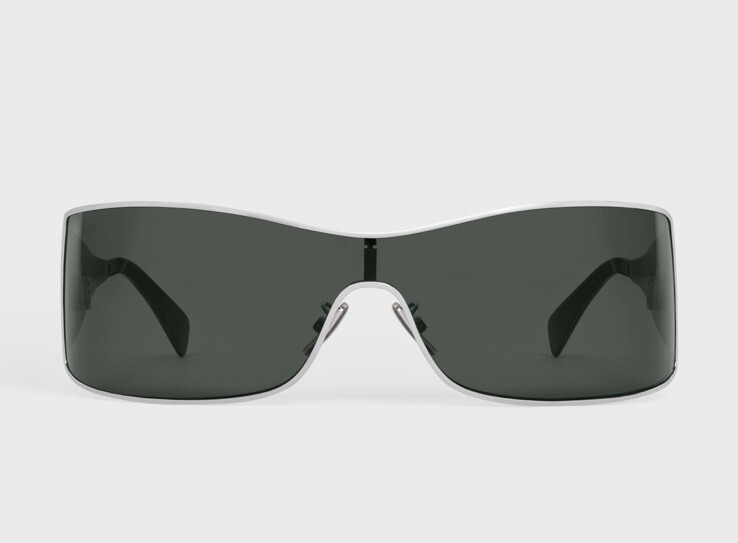 Celine CL40283U 16A Triomphe Metal Sunglasses Silver Grey