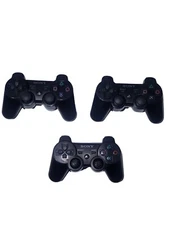 Sony Playstation 3 PS3 DualShock 3 Controllers OEM Lot Of 3, UNTESTED, FOR PARTS