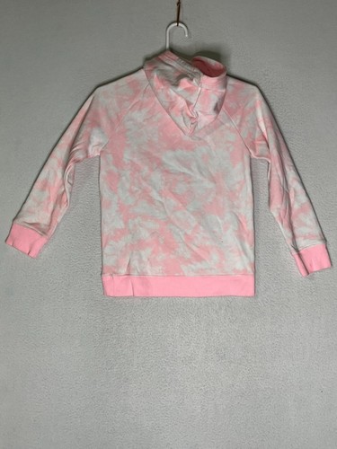 Champion Pink White Pullover Hoodie Sweatshirt Authentic Athleticwear Girls SZ M - Picture 2 of 7