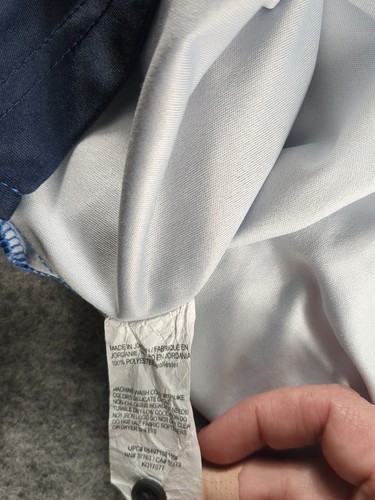 Polo de golf Grand Slam Performance para hombre azul oscuro estampado y bloqueado de color XL - Imagen 9 de 9