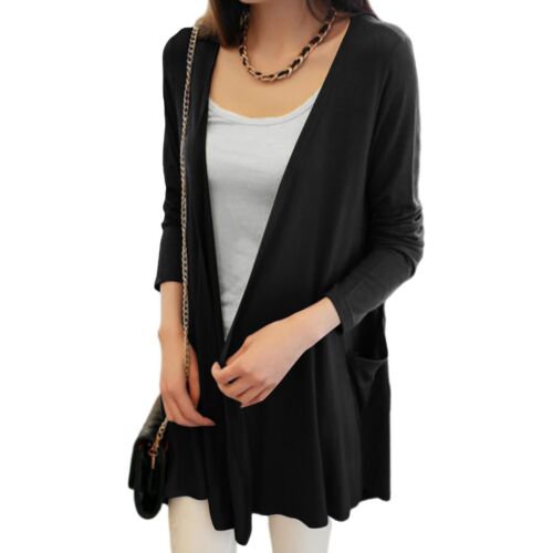 Long Cardigan Women's Long Sleeve Thin Spring Summer Autumn Cardigan - Picture 25 of 42