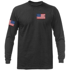 US Flag Crest USA American Pride Patriot Patriotic Long Sleeve