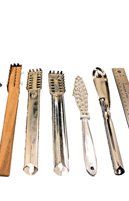 5 Pieces Stainless Steel Fish Scale Remover Cleaner Kitchen Fish Scaler Fish