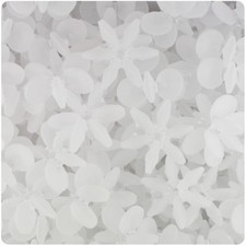 BeadTin Frosted 18mm SunBurst Craft Beads 135pcs - Color choice