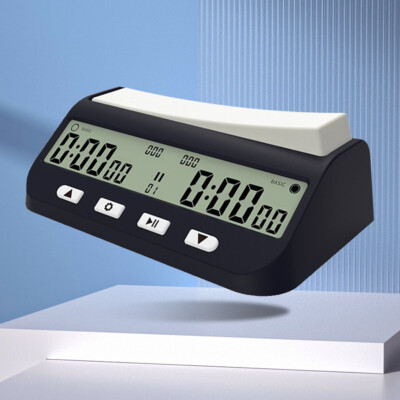 Game Timer Convenient Portable Digital Chess Clocks Competition Game Stopwatch