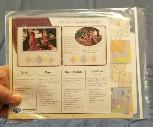 Creative Memories "SHE'S A STAR, PASTEL, IT'S A GIRL" SNAP PACKS. - Picture 11 of 12