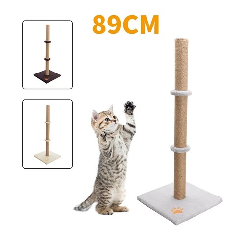 89cm Cat Scratching Post Premium Extra Tall Cat Tree Scratching Scratcher Post9 - 第 1/9 張圖片