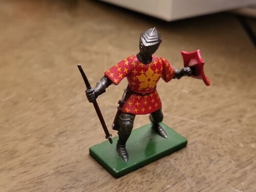 1/32 scale English Foot Knight Metal Britains AGINCOURT - Picture 1 of 6