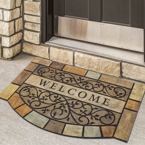 Durable Welcome Door Mats, 24"x36" Heavy-Duty Large Outdoor Mat for Front Door - Picture 8 of 9