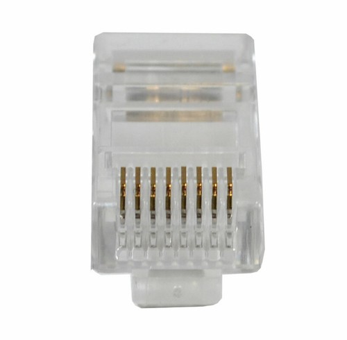 6 pieces RJ45 8P8C CAT5E Modular plug ethernet gold plated network connector - Picture 3 of 3