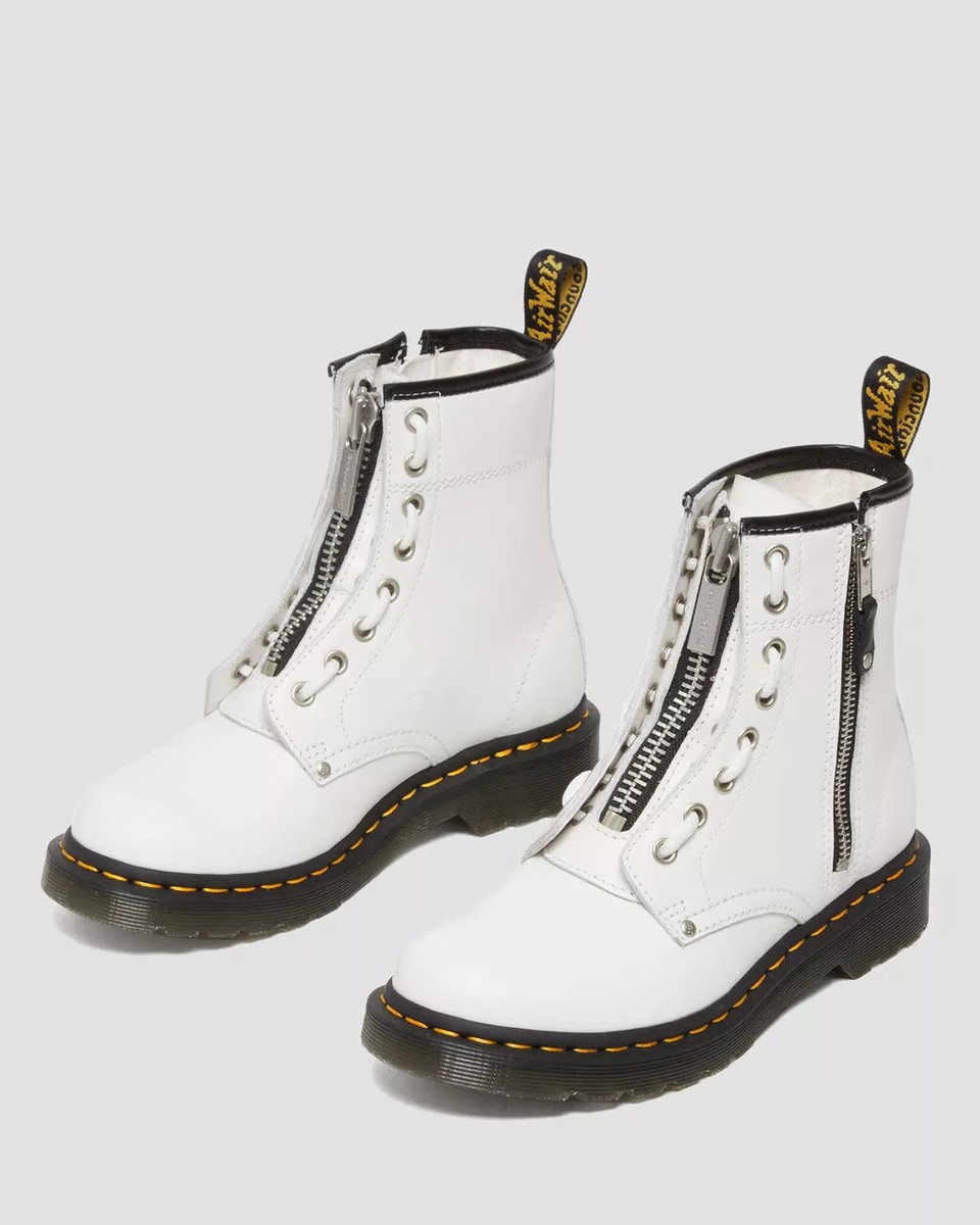 Dr. Martens 1460 Twin Zip Sendal Leather Lace Up Boots 27624100