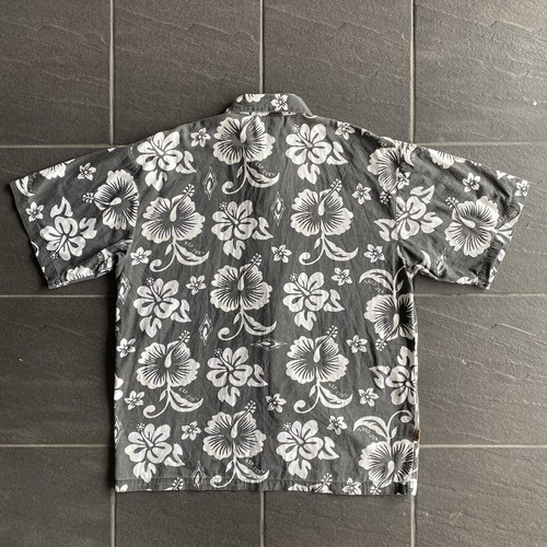 Vintage 90s Rip Curl Button Up Shirt Hawaiian Floral Surfwear Size Large - Picture 2 of 14