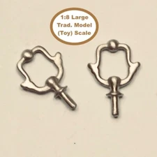 HORSING AROUND Large Traditional 1:8 Model Scale FLAXLEY FANCY HARNESS TERRETS