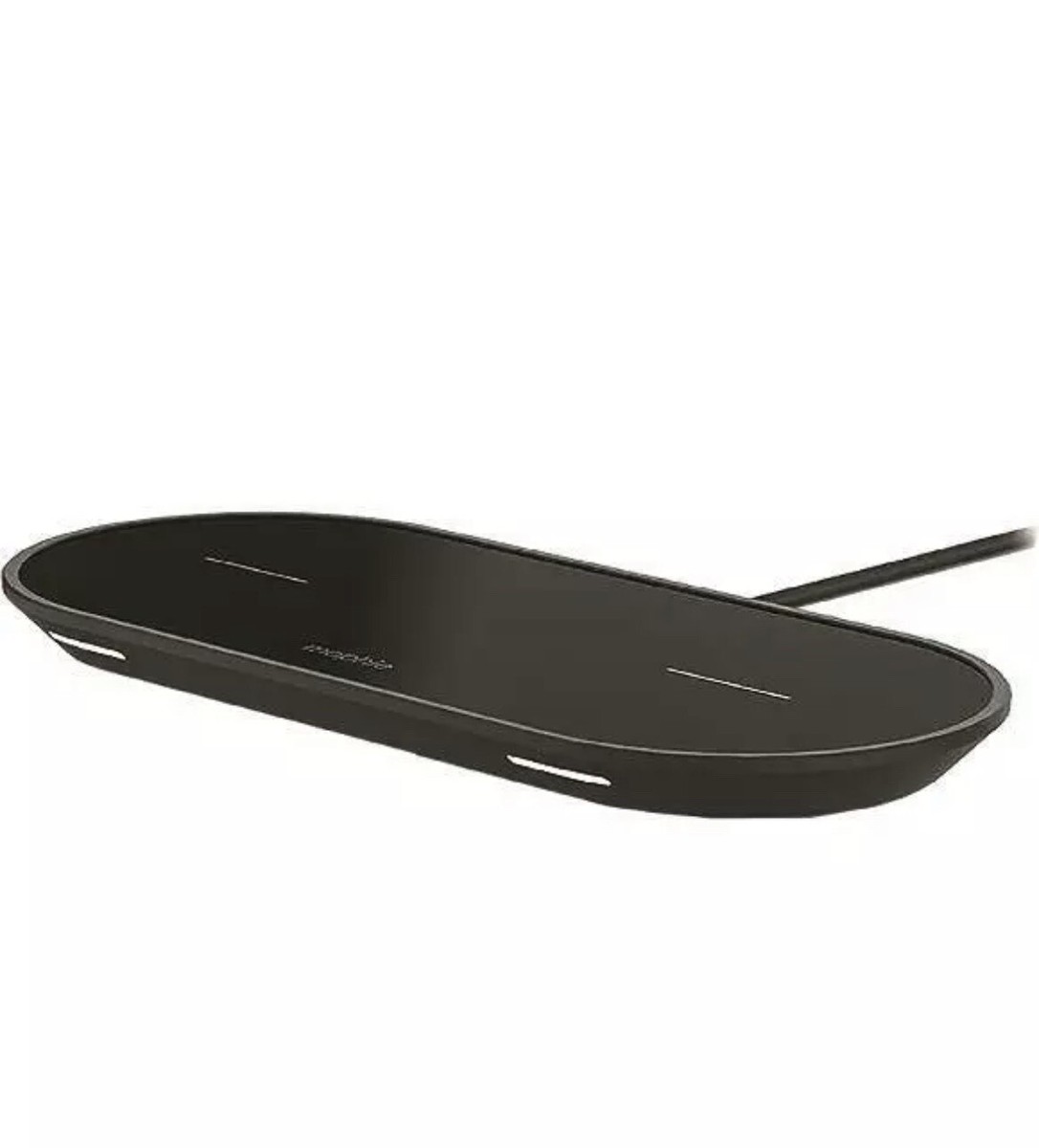 mophie 409903633 Dual Wireless Charging Pad For Qi-Enabled Devices