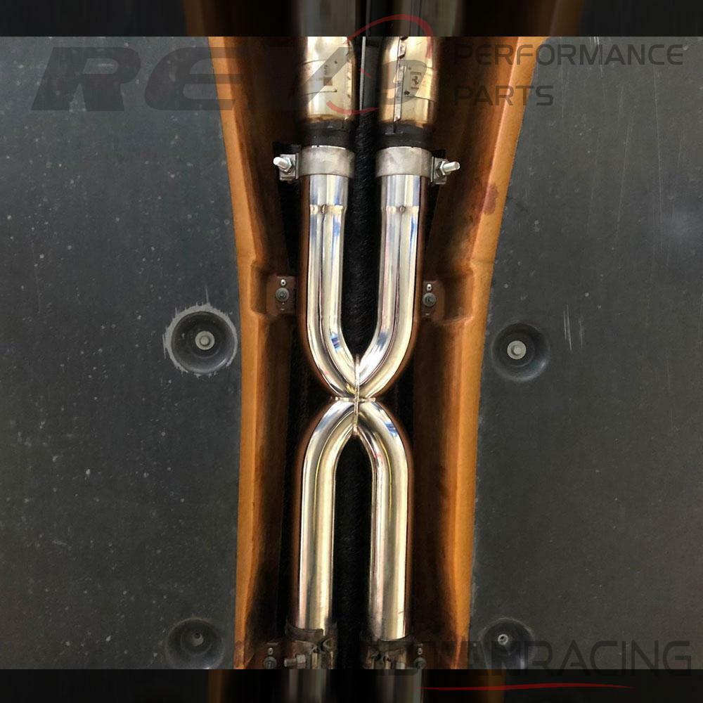 X-Pipe Mid Section Exhaust for Ferrari GTC4Lusso V12 16-20 Stainless Steel Rev9