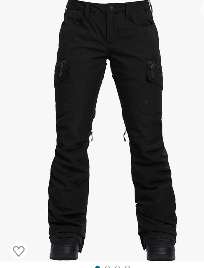 Womens Snowboard Helmet Burton Gloria Pant Women's True Black, L