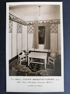 cpa UNITED KINGDOM The Wall Paper Manufacturers LONDON Kinderzimmer Spielzeug