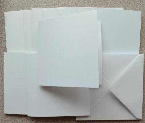 Articoli bianca senza marca per la creazione di biglietti