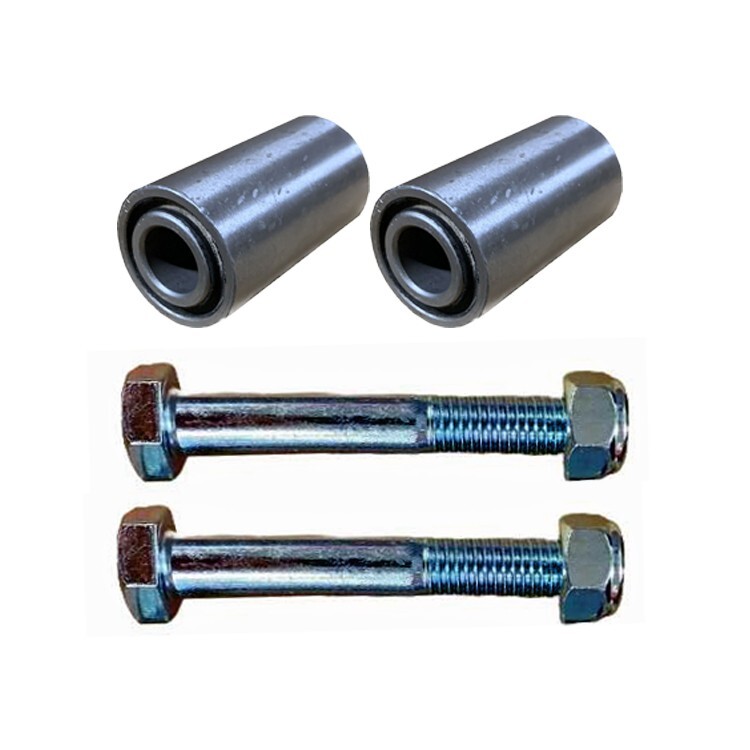 2x Leaf Spring Eye Bush 28mm x 50mm with 80mm Bolts for Ifor Williams Trailers