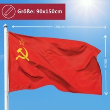 FlagSuperstore UDSSR-Flagge – 152 X 91 Cm, 100% Polyester, Mit 2 Ösen Für Innen & Außen, Doppelt Genäht