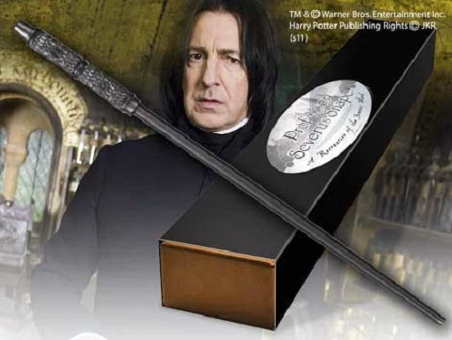 NOBLE COLLECTION Harry Potter baguette magique SEVERUS ROGUE edition personnage + clip métal