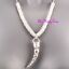 miniatura 2  - TRIBAL CUERNO garra Tusk Daga Fang Safari Collar de plata con cristales de Swarovski
