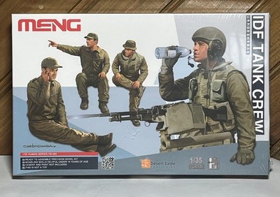 Meng (2013) 1/35 U.S. IDF Tank Crew Desert Eagle Plastic Model Figure Kit Sealed