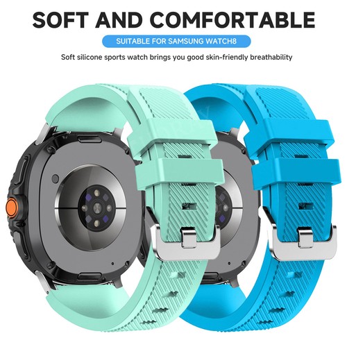 For Samsung Galaxy Watch 8/8 Classic/Ultra 47mm Silicone Band Strap Wristband - Picture 2 of 58