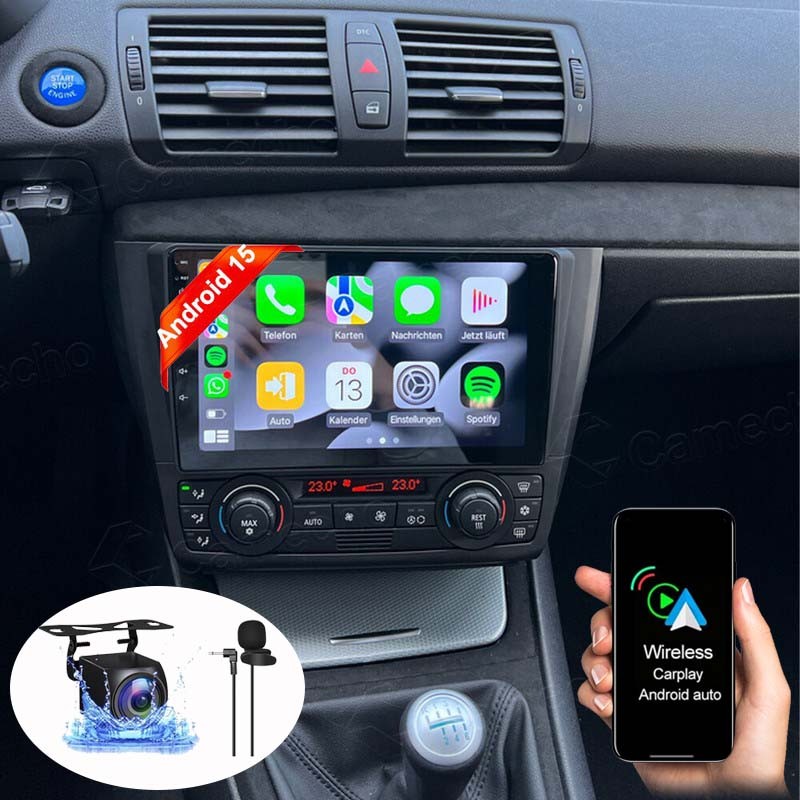 Android 15 For Bmw 1 Series E88 E82 E81 E87 08-12 Car Stereo Radio Carplay 2+32G