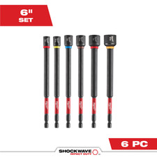 Milwaukee 49-66-4567 Milwaukee Tool 6 Piece SHOCKWAVE Impact Duty 6 Inch Magnet