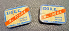 Two vintage Dill 100AA valve cores and tins — photo 1
