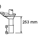 KYB 333238 Stoßdämpfer für NISSAN