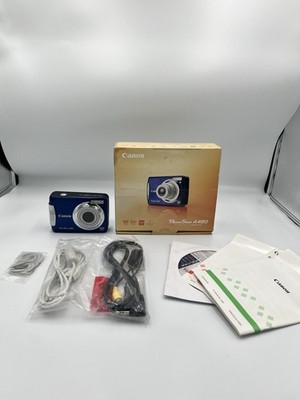 Canon PowerShot A480 10.0MP Digital Point-And-Shoot Camera Blue