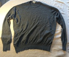 Peter Millar Crown Soft Crew Sweater Merino Wool Blend Classic Fit Gray Mens XL