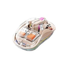 Bluetooth Mouse Transparent Magnetic Rechargeable Mouse Three Mode Silent7047