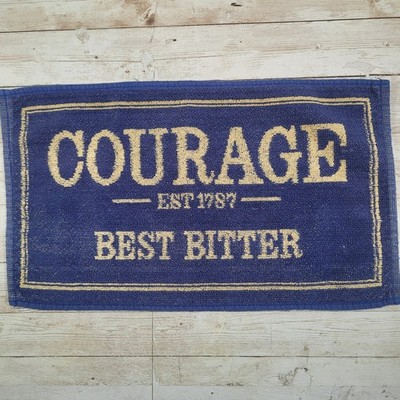 Vintage Courage Best Bitter Pub Bar Towel 16x8'' 