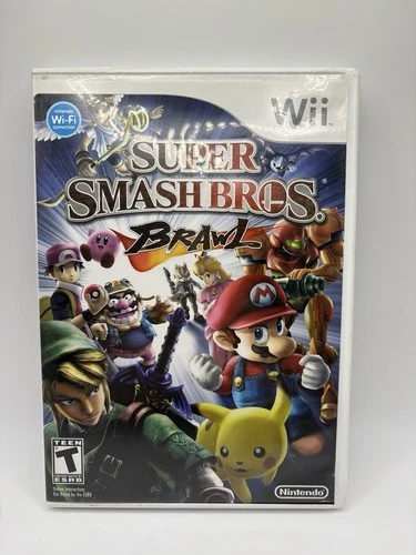 Super Smash Bros. Brawl (Nintendo Wii, 2008) Complete In Box