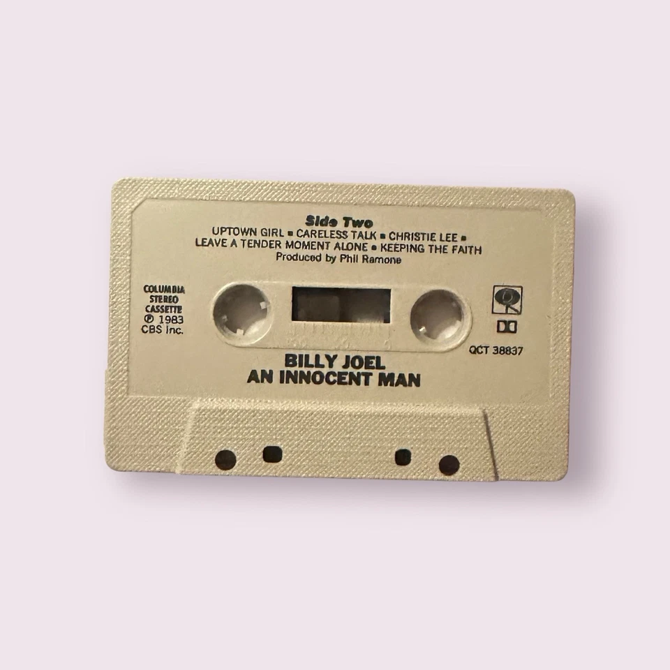 Billy Joel An Innocent Man 1983 Columbia Stereo Cassette QCT 38837 VTG Pop Rock Foto 4 de 4