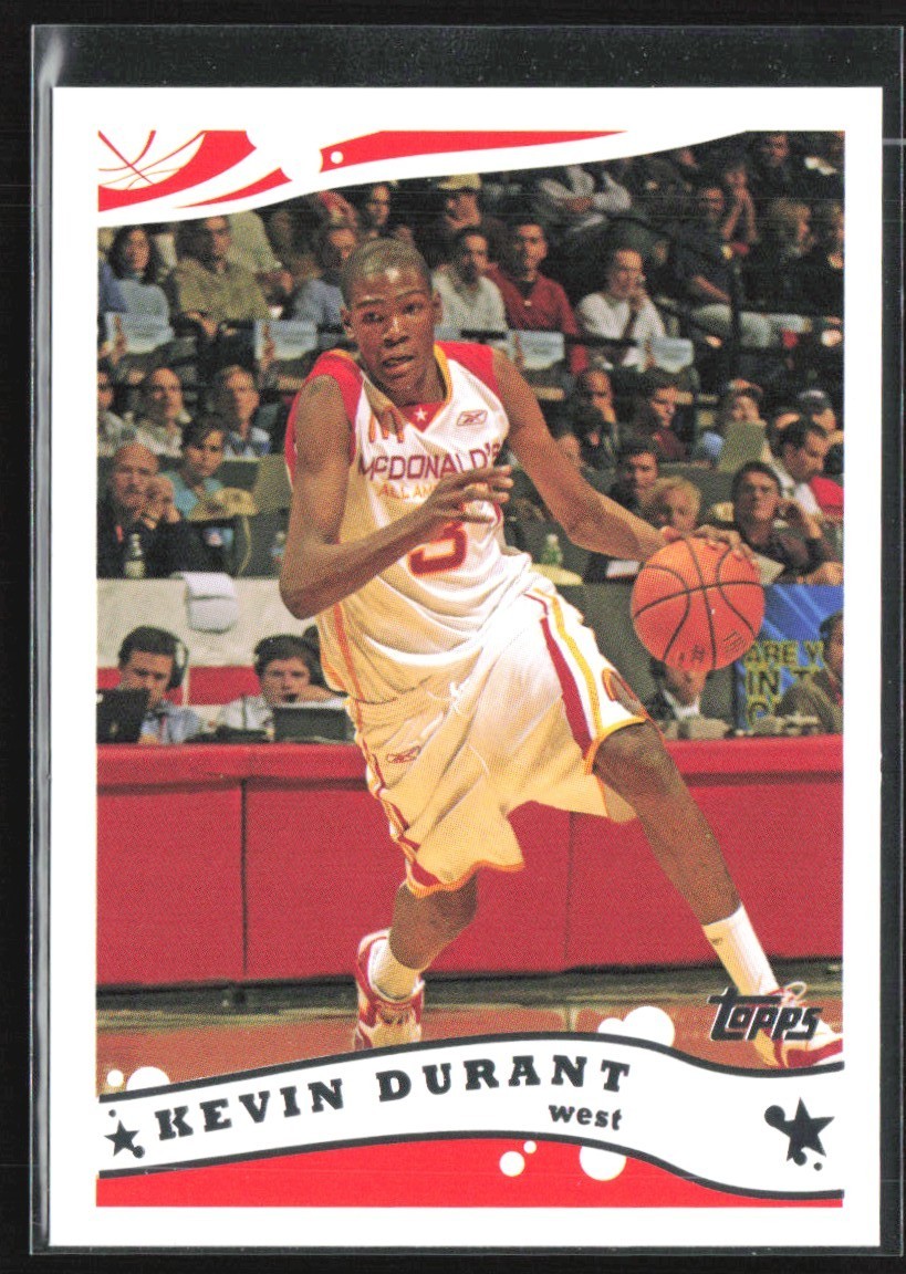 Kevin Durant 2006-07 Topps McDonald's All-American Game E #B19 Texas Longhorns
